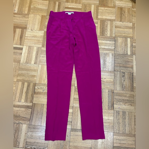 Diane Von Furstenburg silk pants size 2 - Picture 1 of 4